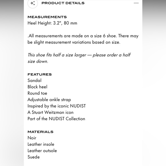 Stuart weitzman block heel sandal - Picture 3 of 7